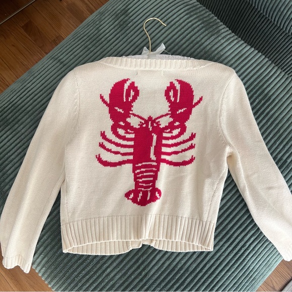Super Rare Betsey Johnson Lobster Cardigan - Picture 1 of 3
